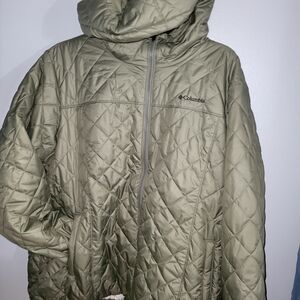 Nwt Womens Size Small Cooper Crest Columbia Sherpa Lined Jacket in Stone Green